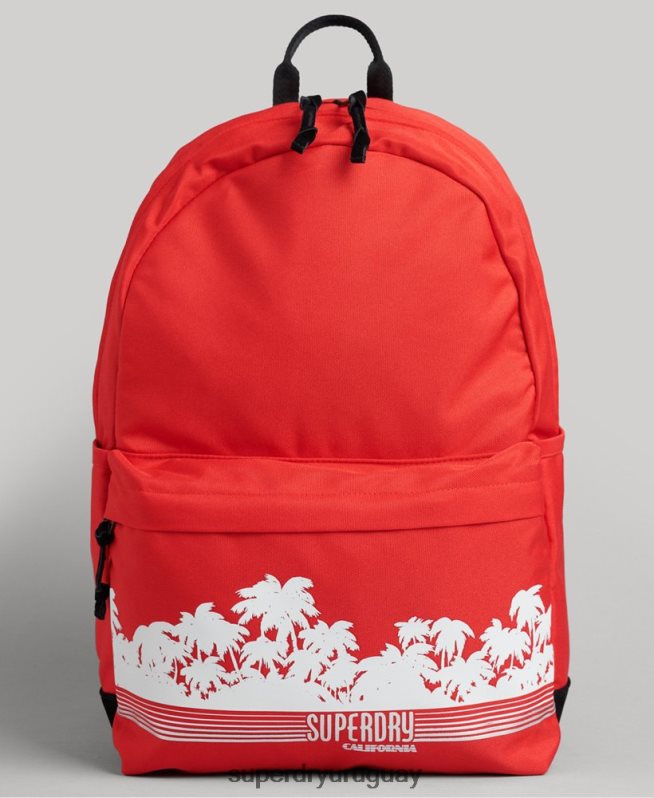 uy Superdry mujer mochila con motivo gráfico rosa DT2N8Z1740 accesorios