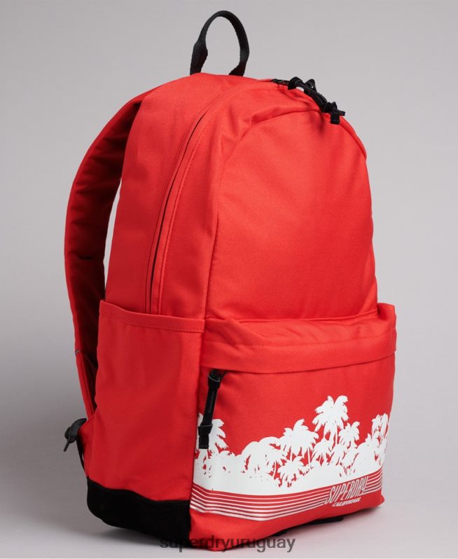 uy Superdry mujer mochila con motivo gráfico rosa DT2N8Z1740 accesorios