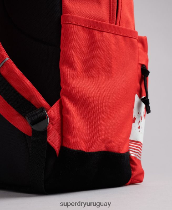 uy Superdry mujer mochila con motivo gráfico rosa DT2N8Z1740 accesorios