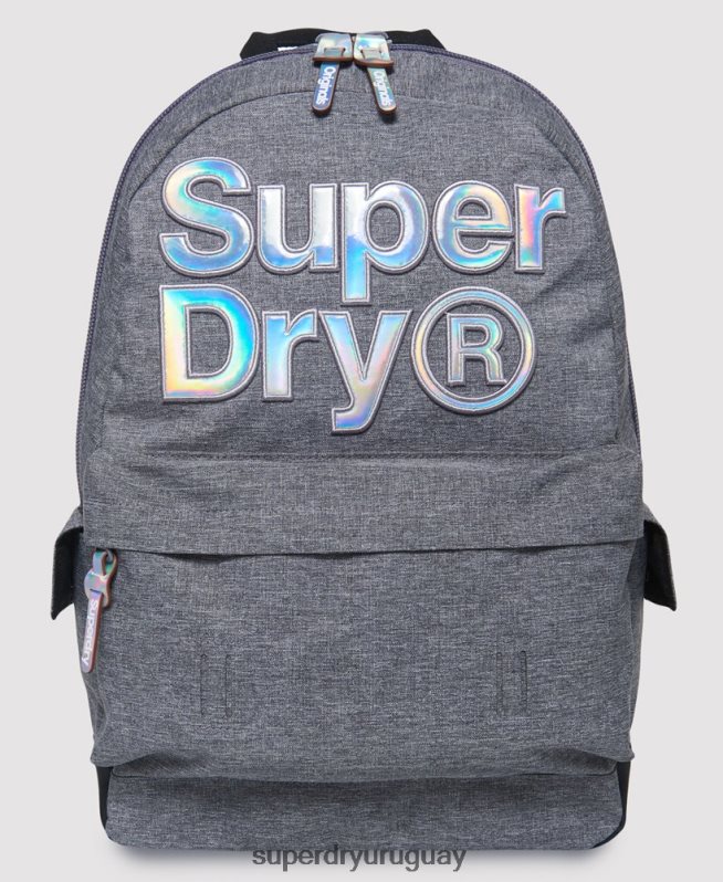 uy Superdry mujer mochila montana con relleno holográfico gris DT2N8Z4222 accesorios