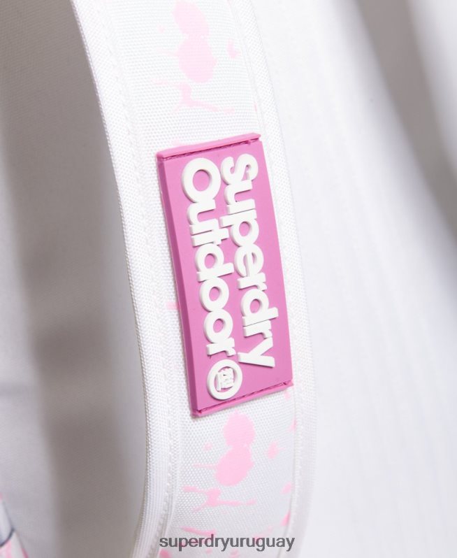 uy Superdry mujer mochila montana edición impresa cambio de color blanco DT2N8Z4331 accesorios