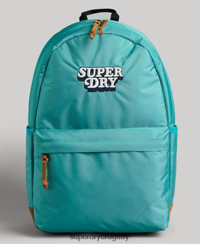 uy Superdry mujer mochila montana vintage con micro bordado azul DT2N8Z1620 accesorios