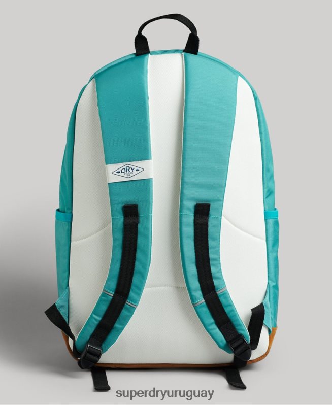 uy Superdry mujer mochila montana vintage con micro bordado azul DT2N8Z1620 accesorios