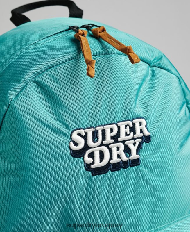 uy Superdry mujer mochila montana vintage con micro bordado azul DT2N8Z1620 accesorios