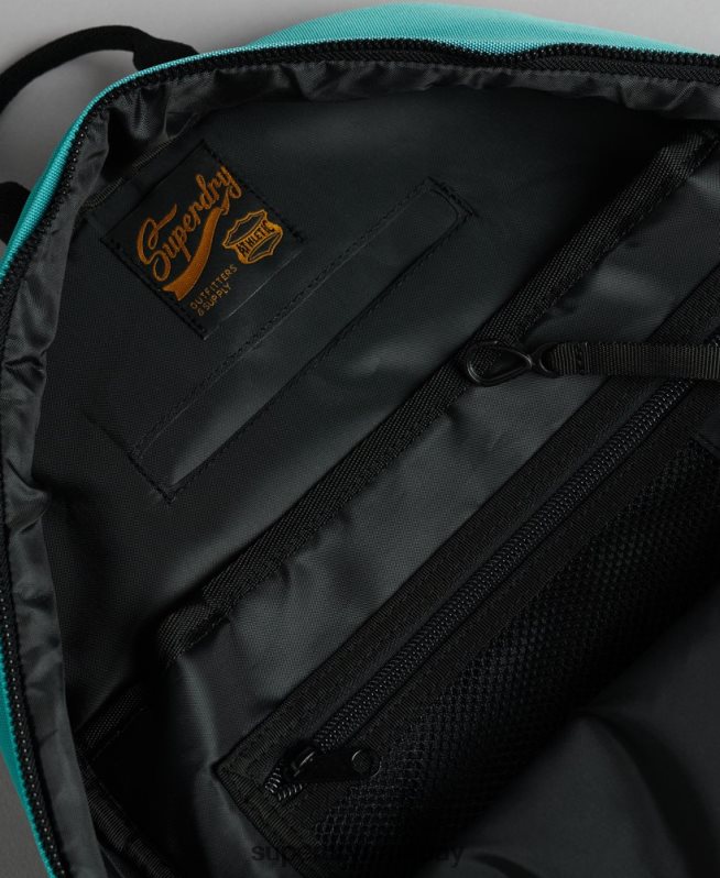 uy Superdry mujer mochila montana vintage con micro bordado azul DT2N8Z1620 accesorios