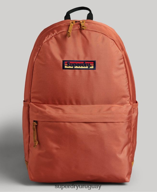 uy Superdry mujer mochila montana vintage con micro bordado naranja DT2N8Z1609 accesorios