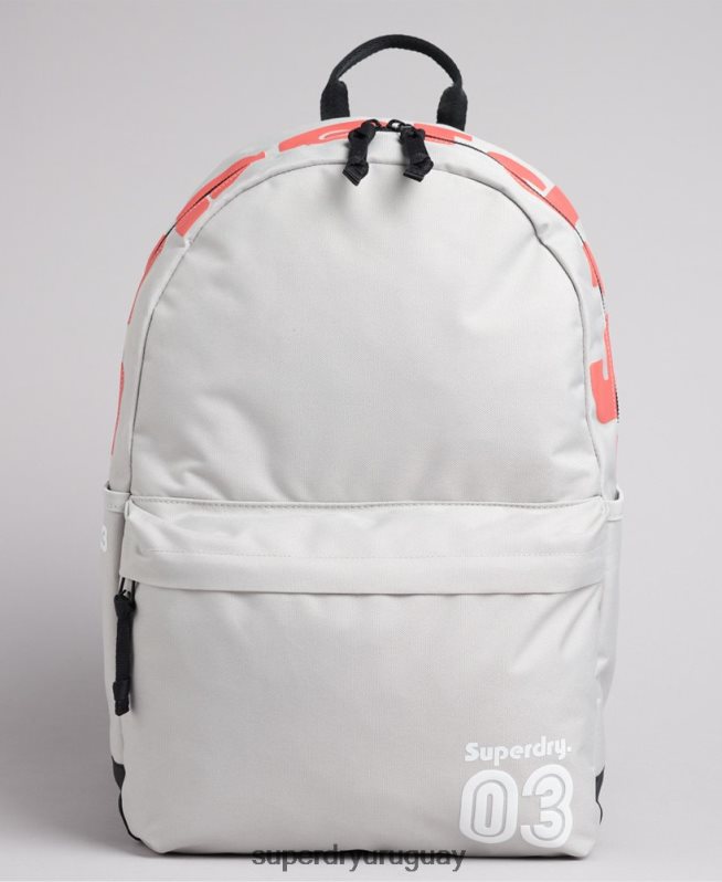 uy Superdry mujer mochila vintage terreno montana gris claro DT2N8Z4218 accesorios