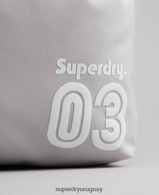 uy Superdry mujer mochila vintage terreno montana gris claro DT2N8Z4218 accesorios