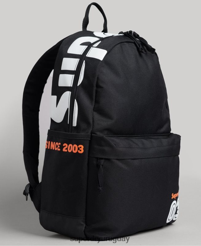 uy Superdry mujer mochila vintage terreno montana negro DT2N8Z4228 accesorios