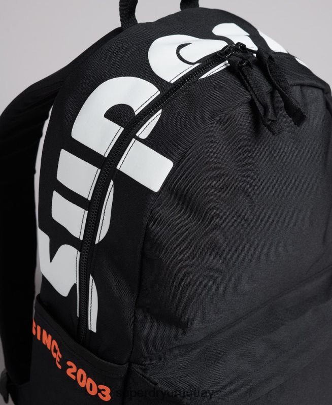 uy Superdry mujer mochila vintage terreno montana negro DT2N8Z4228 accesorios