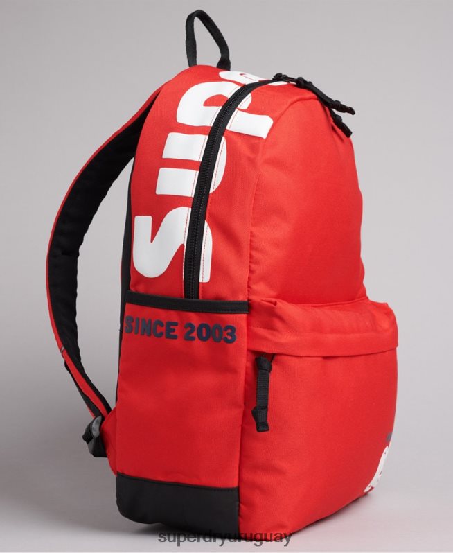 uy Superdry mujer mochila vintage terreno montana rojo DT2N8Z4273 accesorios