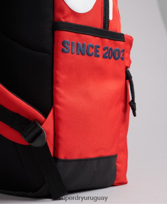 uy Superdry mujer mochila vintage terreno montana rojo DT2N8Z4273 accesorios