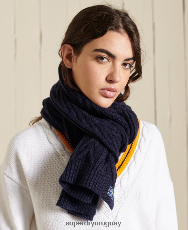 uy Superdry mujer bufanda cablelux Armada DT2N8Z4304 accesorios
