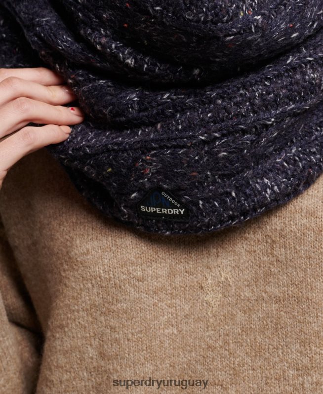 uy Superdry mujer redecilla de cable gracie Armada DT2N8Z4324 accesorios