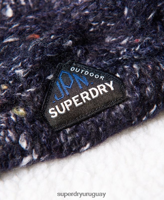 uy Superdry mujer redecilla de cable gracie Armada DT2N8Z4324 accesorios