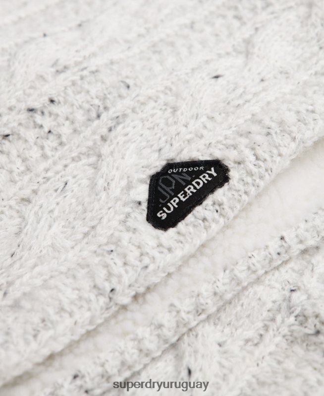 uy Superdry mujer redecilla de cable gracie blanco DT2N8Z4325 accesorios