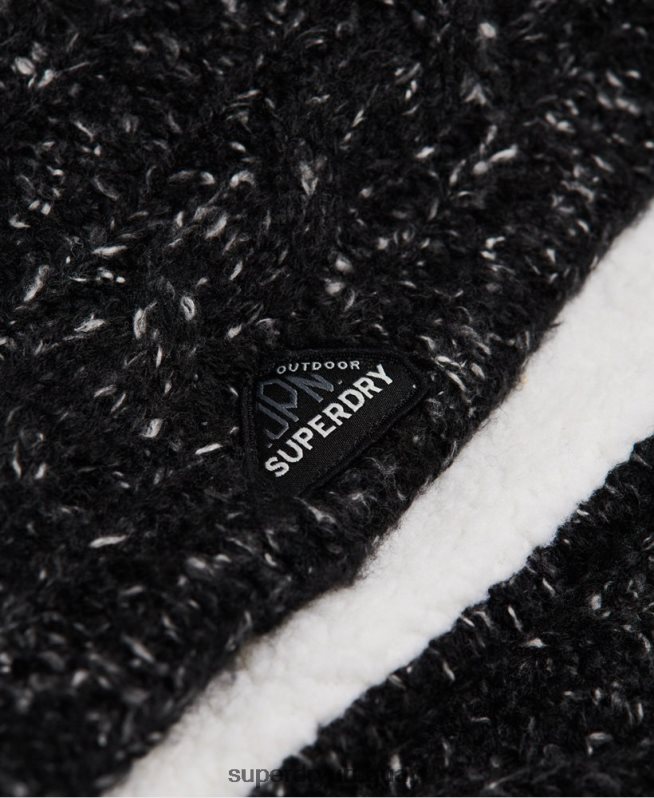 uy Superdry mujer redecilla de cable gracie negro DT2N8Z4326 accesorios