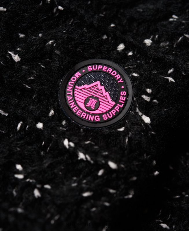 uy Superdry mujer redecilla de cable gracie negro DT2N8Z4334 accesorios