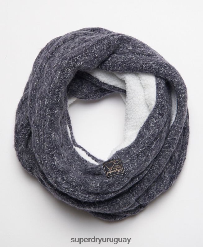 uy Superdry mujer redecilla de tweed Armada DT2N8Z4302 accesorios