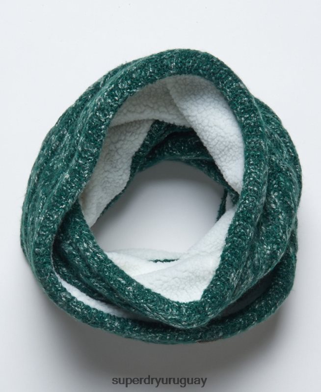 uy Superdry mujer redecilla de tweed verde DT2N8Z4313 accesorios
