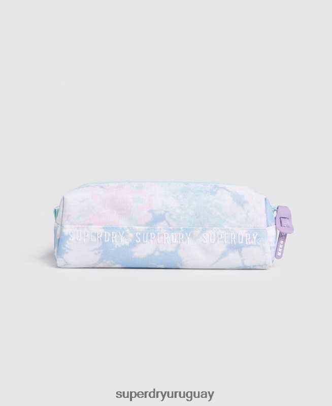 uy Superdry mujer caja de lápices de la serie de repetición azul claro DT2N8Z6708 accesorios