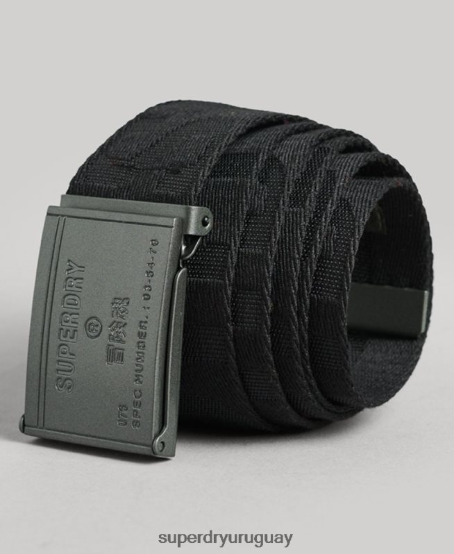 uy Superdry mujer cinturón de cincha negro DT2N8Z1612 accesorios
