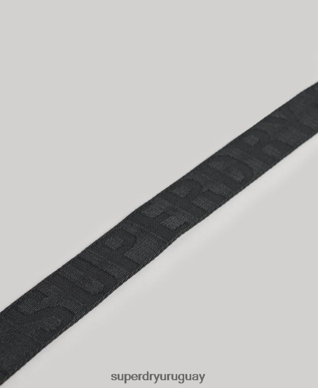 uy Superdry mujer cinturón de cincha negro DT2N8Z1612 accesorios