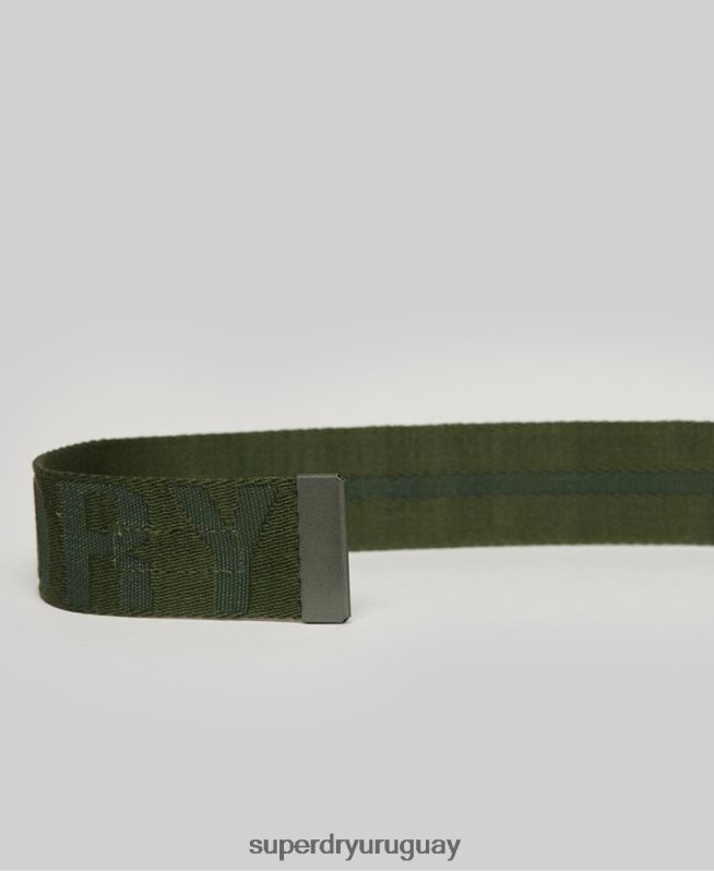 uy Superdry mujer cinturón de cincha verde DT2N8Z1653 accesorios