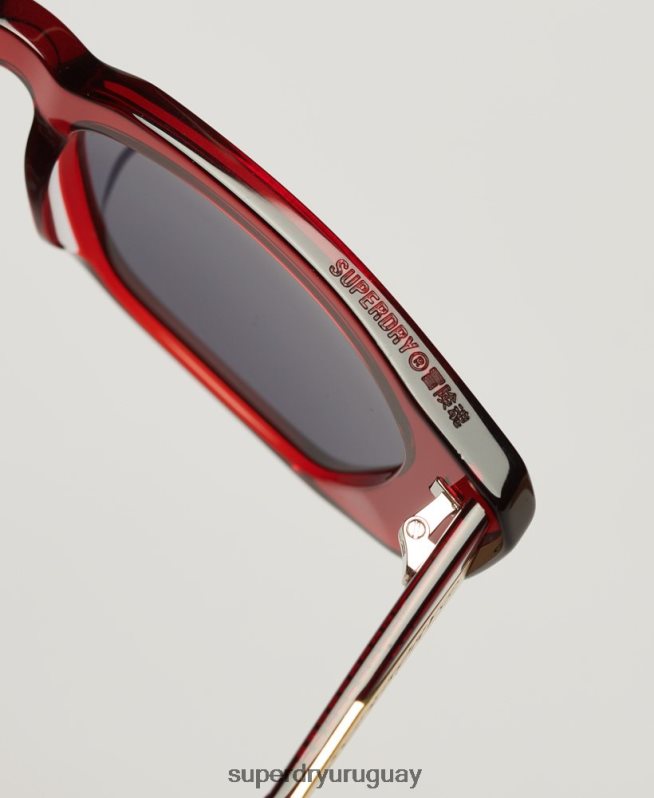 uy Superdry mujer lentes de sol angulares sdr 90s rojo DT2N8Z2086 accesorios