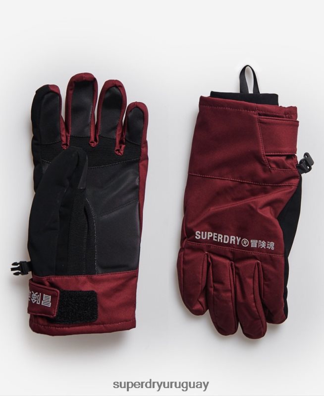 uy Superdry mujer guantes de nieve púrpura DT2N8Z4111 accesorios