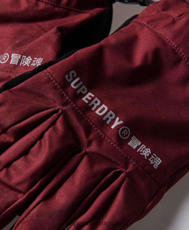 uy Superdry mujer guantes de nieve púrpura DT2N8Z4111 accesorios