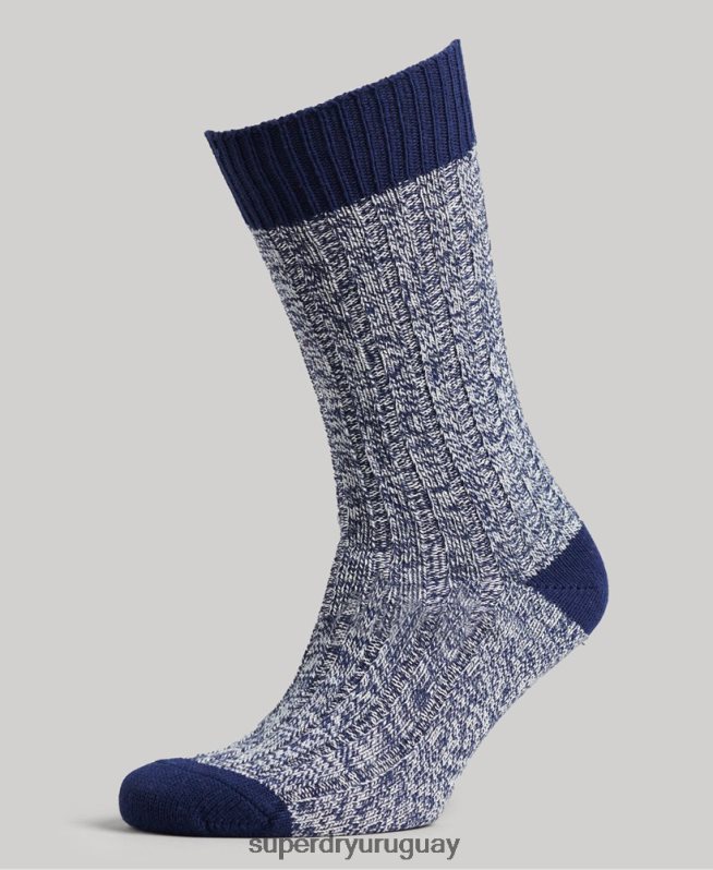 uy Superdry mujer Pack de calcetines de senderismo de algodón orgánico multi DT2N8Z4227 accesorios