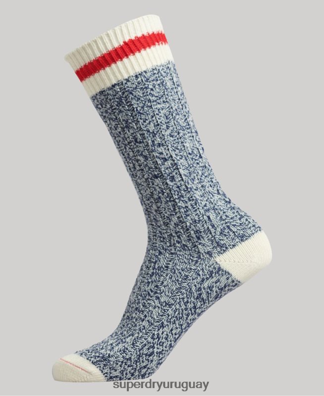 uy Superdry mujer Pack de calcetines de senderismo de algodón orgánico multi DT2N8Z4340 accesorios