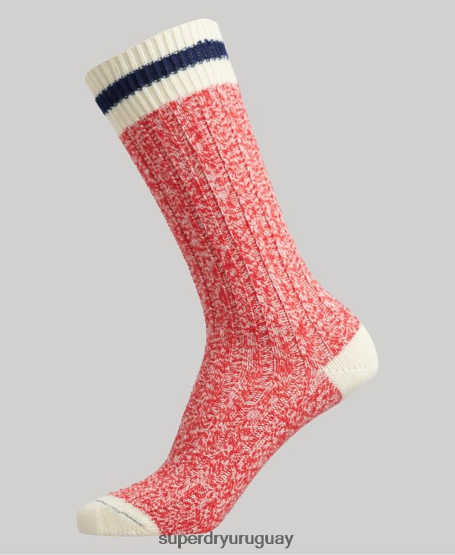 uy Superdry mujer Pack de calcetines de senderismo de algodón orgánico multi DT2N8Z4340 accesorios