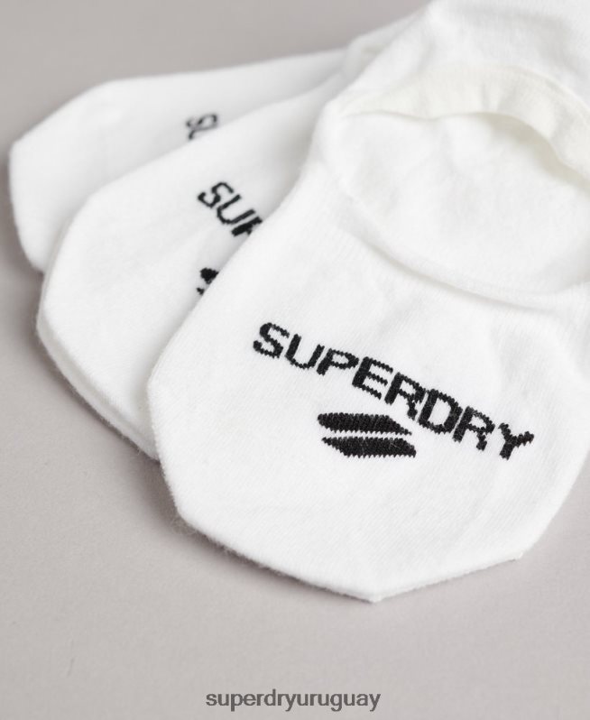 uy Superdry mujer calcetín coolmax invisible blanco DT2N8Z4199 accesorios