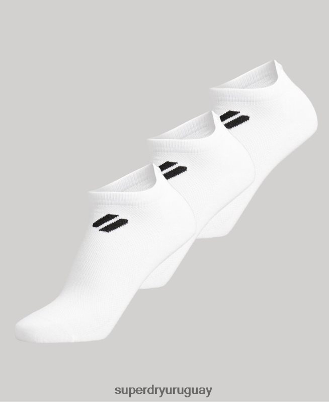 uy Superdry mujer calcetines tobilleros coolmax blanco DT2N8Z4183 accesorios