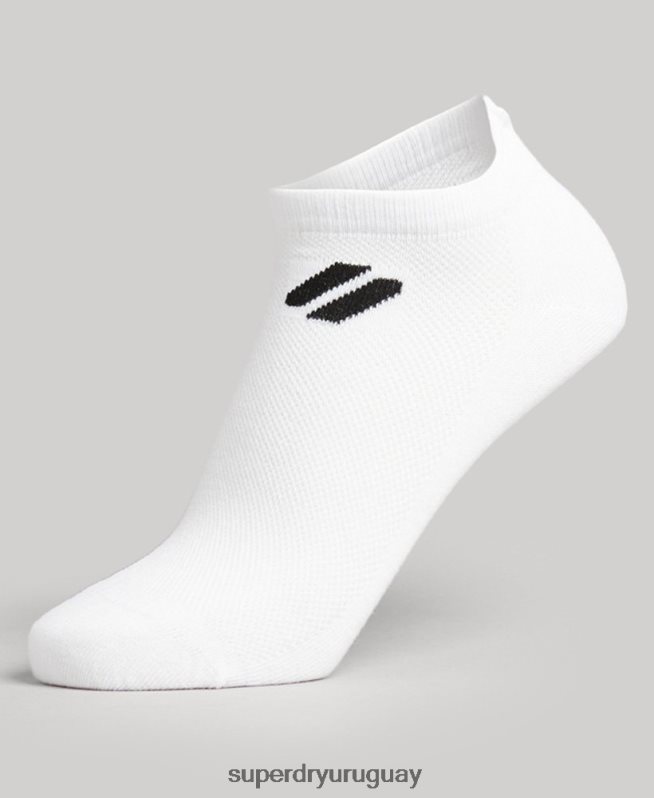 uy Superdry mujer calcetines tobilleros coolmax blanco DT2N8Z4183 accesorios
