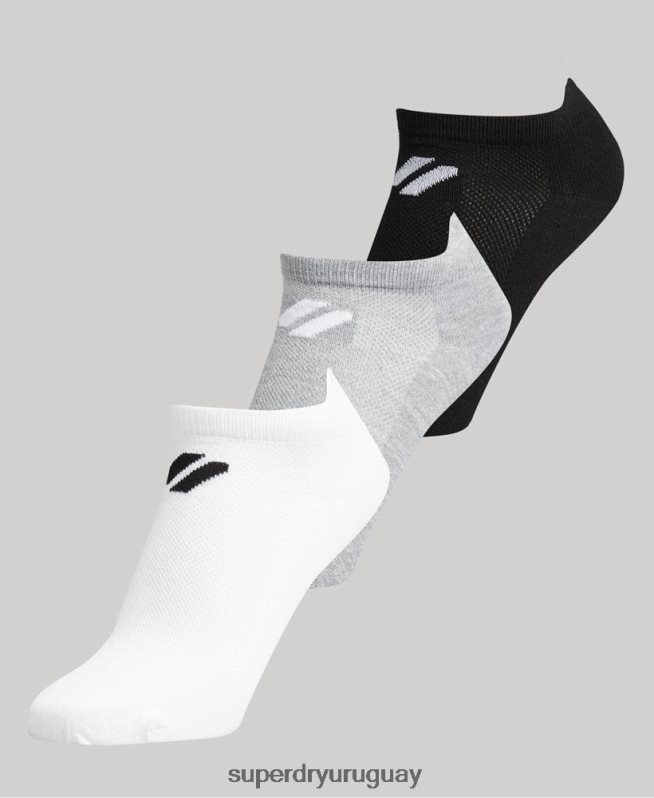 uy Superdry mujer calcetines tobilleros coolmax blanco DT2N8Z4191 accesorios