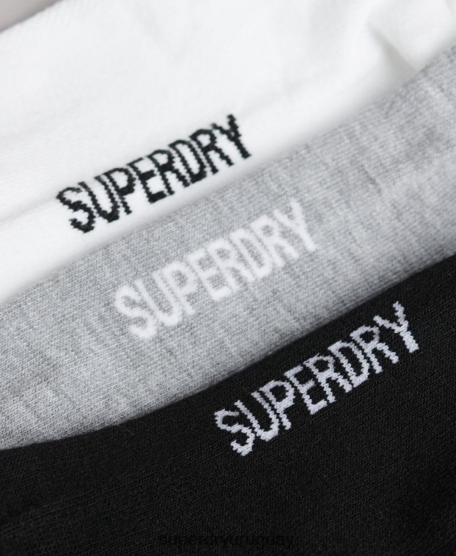 uy Superdry mujer calcetines tobilleros coolmax blanco DT2N8Z4191 accesorios