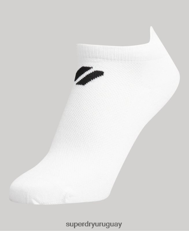 uy Superdry mujer calcetines tobilleros coolmax blanco DT2N8Z4191 accesorios