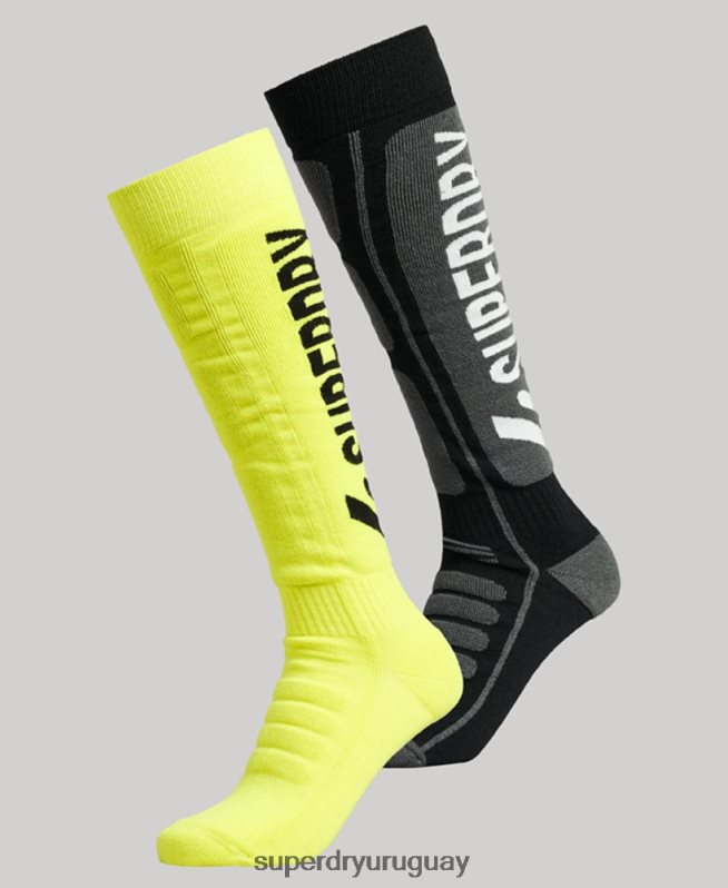 uy Superdry mujer paquete doble de calcetines de nieve multi DT2N8Z4110 accesorios