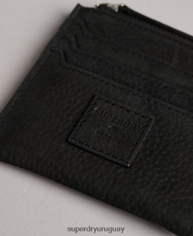 uy Superdry mujer monedero de piel con cremallera negro DT2N8Z4315 accesorios