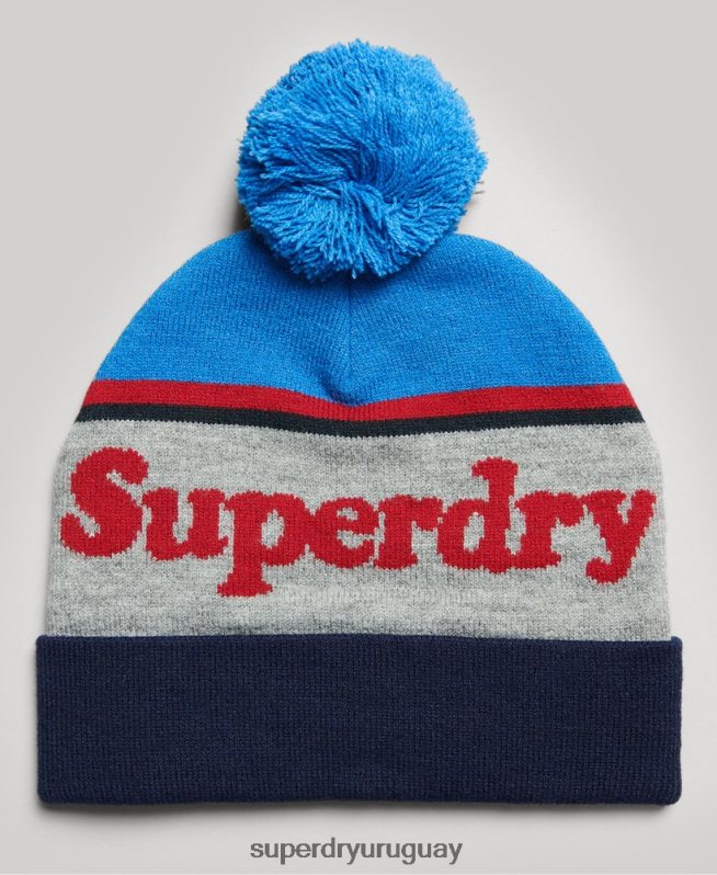 uy Superdry mujer gorro con logo esencial Armada DT2N8Z4233 accesorios
