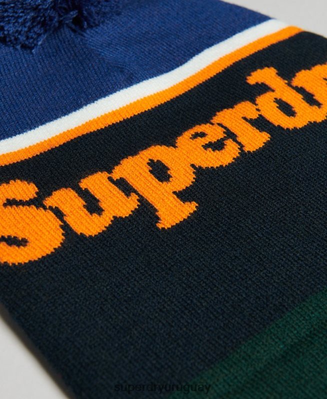 uy Superdry mujer gorro con logo esencial Armada DT2N8Z4234 accesorios