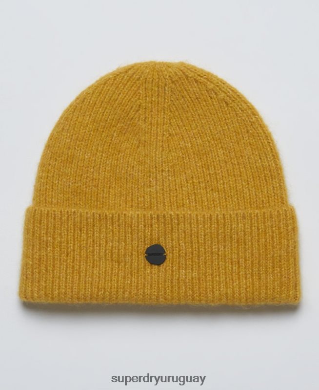 uy Superdry mujer gorro de lujo verde DT2N8Z6610 accesorios
