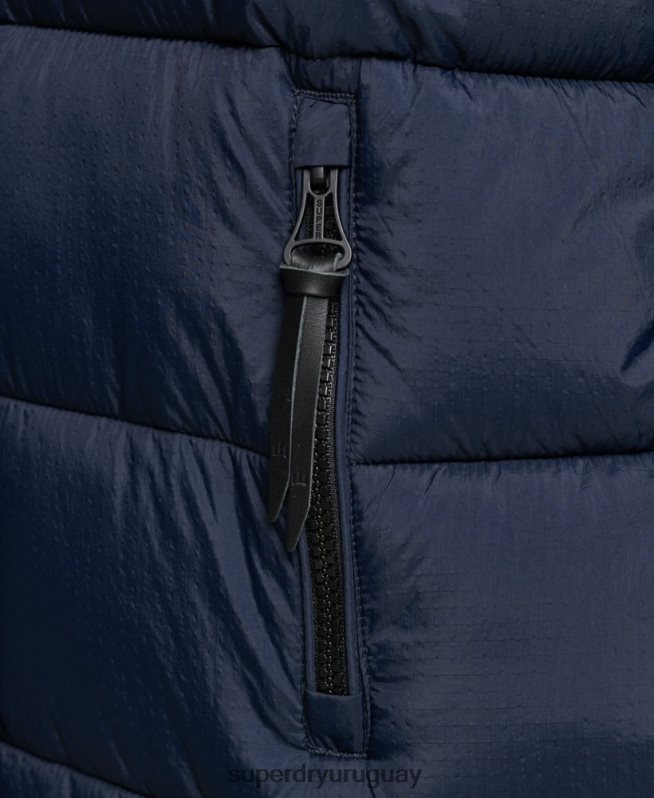 uy Superdry mujer abrigo de capa intermedia con capucha Armada DT2N8Z5669 ropa