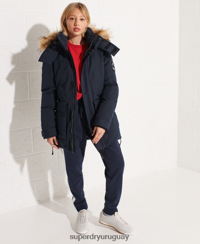 uy Superdry mujer chamarra parka código everest Armada DT2N8Z5590 ropa