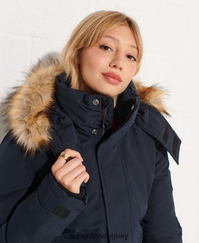 uy Superdry mujer chamarra parka código everest Armada DT2N8Z5590 ropa