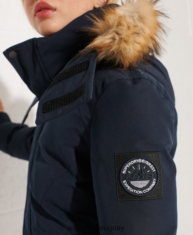 uy Superdry mujer chamarra parka código everest Armada DT2N8Z5590 ropa