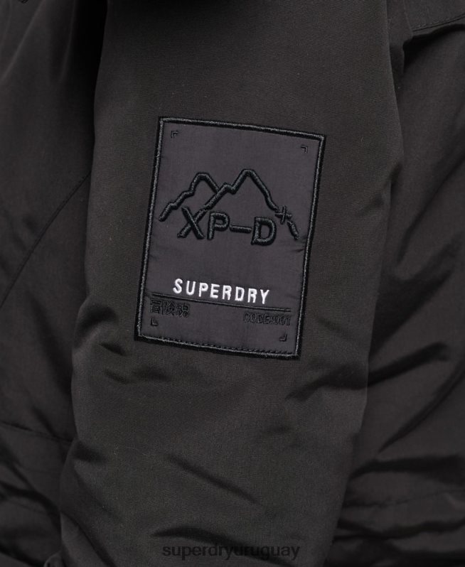 uy Superdry mujer chamarra xpd everest negro DT2N8Z3740 ropa